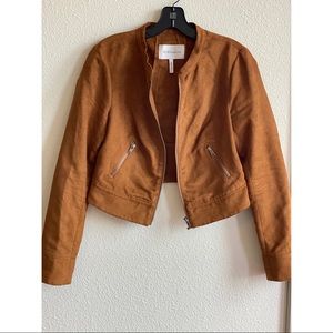 BCBG Suede Crop Jacket! 🥰